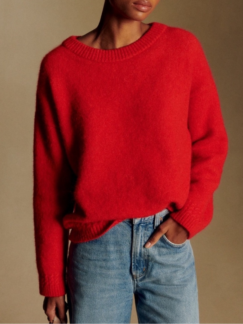 Sézane Ameil Sweater Red